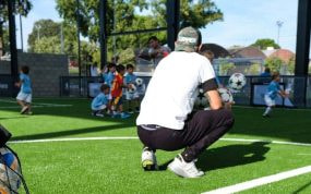 Toni Kroos, en su academia en Madrid.
