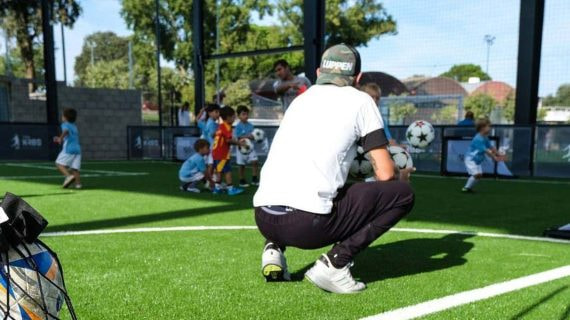 Toni Kroos, en su academia en Madrid.