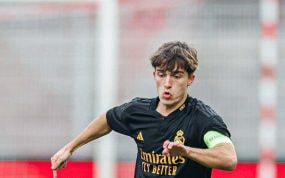 Manuel Ángel, con el Real Madrid.