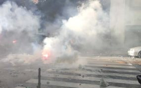 La calle Marceliano, el pasado mes de mayo antes del Real Madrid - Bayern.