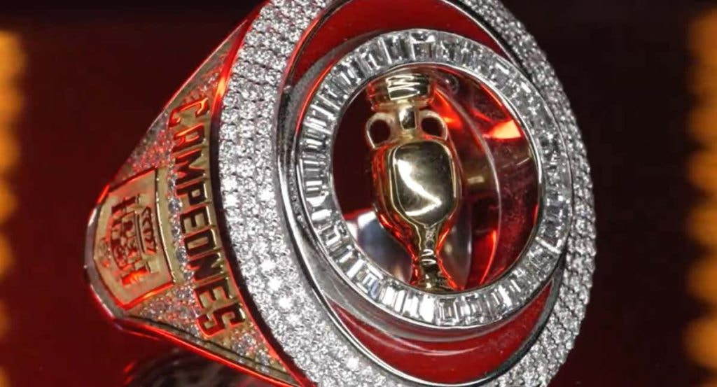 Anillo que recibirán los jugadores de la Selección española.