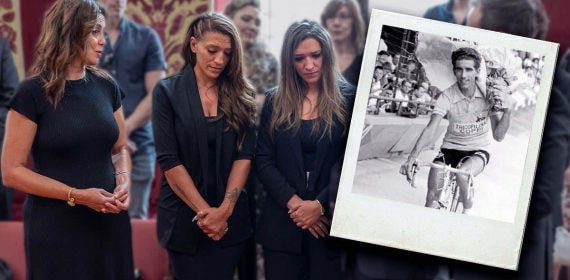 La hija adoptada (izquierda) y las dos hijas biológicas de Federico Martín Bahamontes.