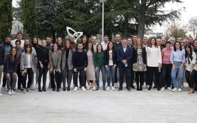 Encuentro entre entrenadores de Primera y Segunda División femenina con las árbitras en la sede de la RFEF en Las Rozas.