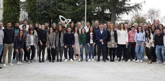 Encuentro entre entrenadores de Primera y Segunda División femenina con las árbitras en la sede de la RFEF en Las Rozas.