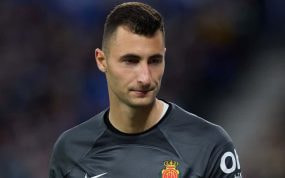 Greif, en un partido con el Mallorca.