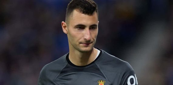 Greif, en un partido con el Mallorca.