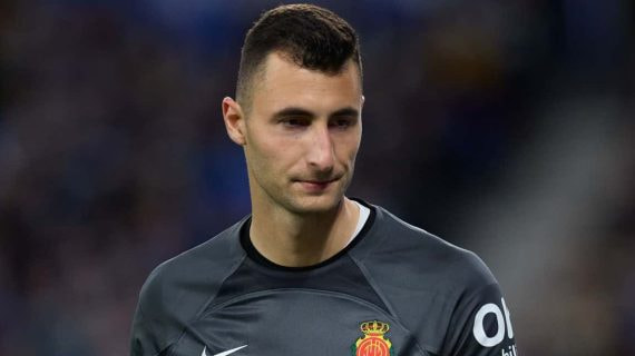 Greif, en un partido con el Mallorca.