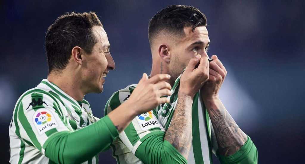 Sergio León celebra su gol en el Betis-Espanyol del 30 de enero del 2019, el día que cambió su destino.