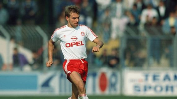Hansi Flick, en una imagen jugando con el Bayern.