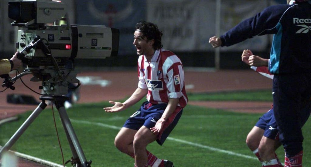 Hugo Leal durante un partido con el Atlético de Madrid.