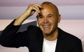 Andrés Iniesta, el día de su despedida oficial del fútbol.