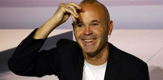Andrés Iniesta, el día de su despedida oficial del fútbol.