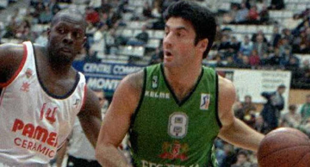 Jordi Villacampa en un partido con el Joventut de Badalona.