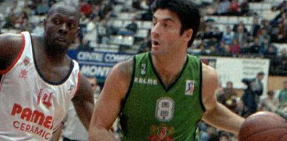 Jordi Villacampa en un partido con el Joventut de Badalona.