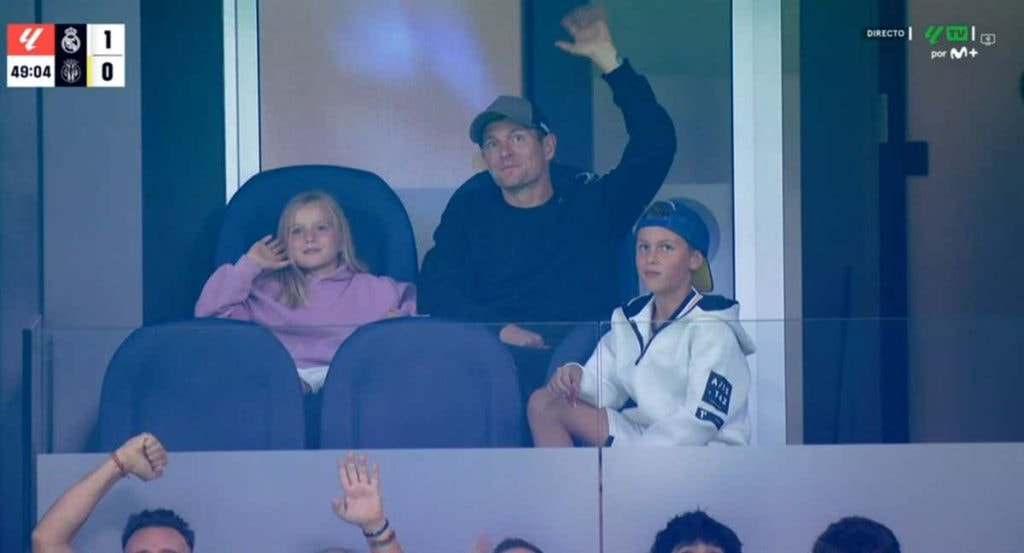 Kroos, en el Bernabéu.
