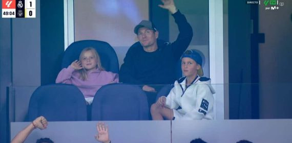 Kroos, en el Bernabéu.