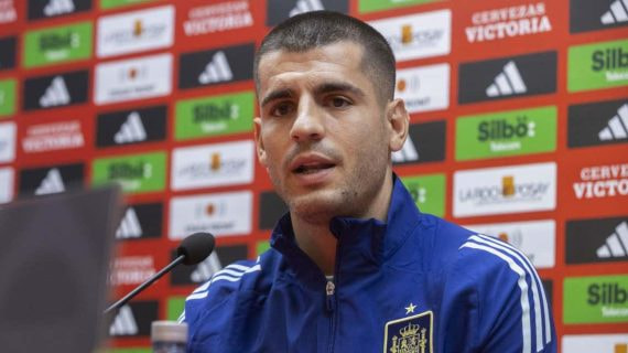 Morata comparece ante los medios este viernes.