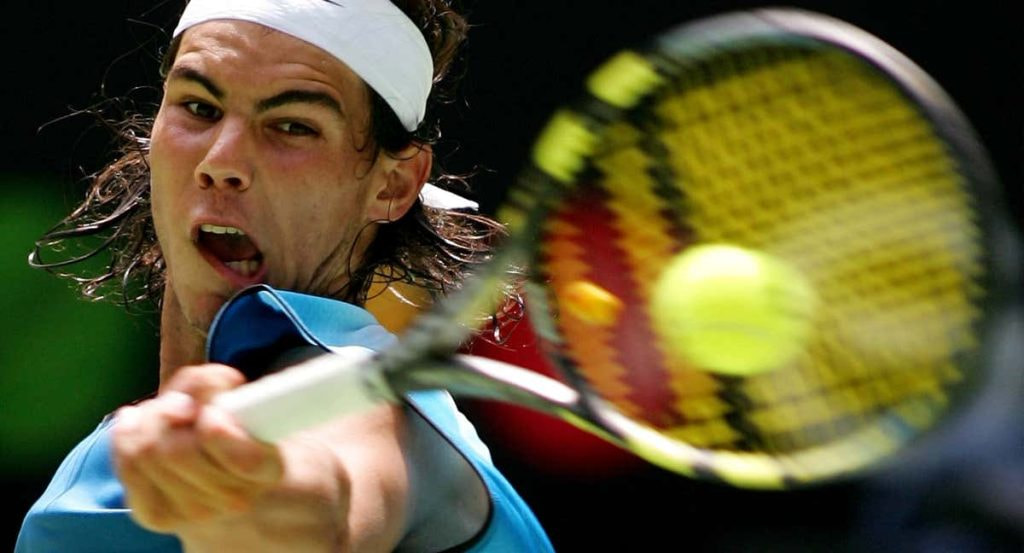 El juego de Rafa Nadal es famoso por utilizar una empuñadura muy agresiva.