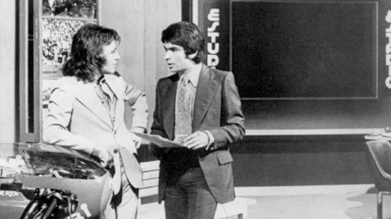 Pedro Ruiz y Ángel Nieto, en los orígenes de 'Estudio Estadio'.