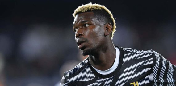 Paul Pogba en el último partido jugado con la Juventus en 2023.