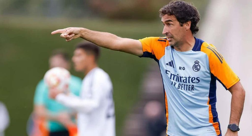Raúl, en un partido.