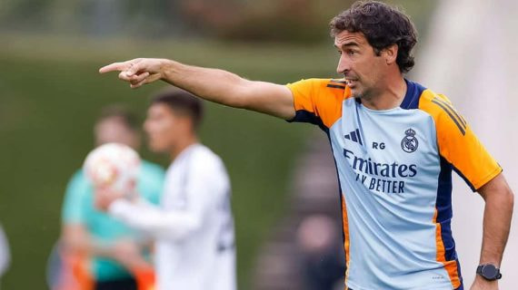 Raúl, en un partido.