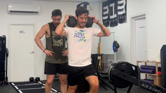 David Silva se entrena para hacer Hyrox.