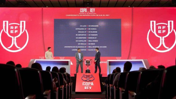 Imagen de un sorteo de la Copa del Rey del año pasado.