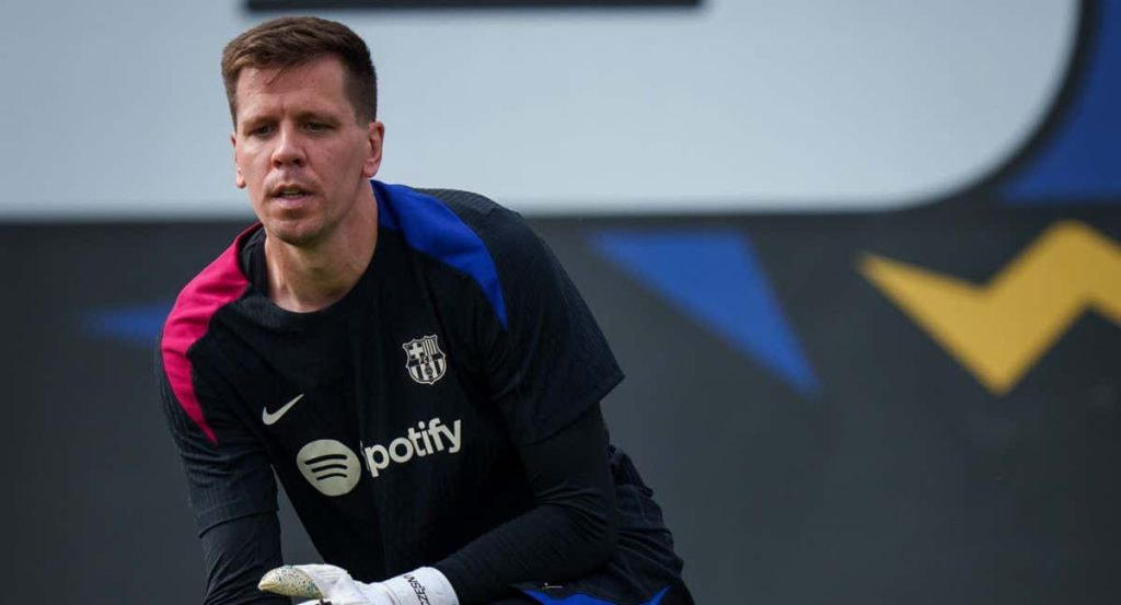 Szczesny durante un entrenamiento en la Ciudad Deportiva.