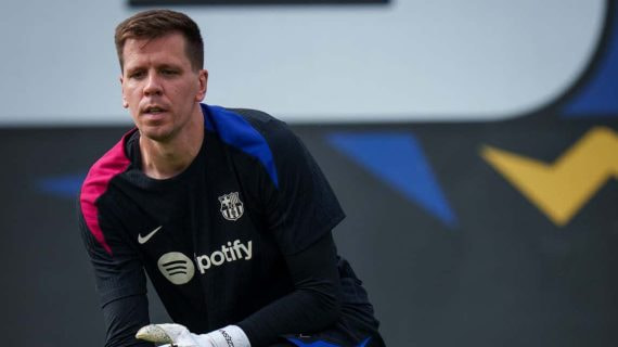 Szczesny durante un entrenamiento en la Ciudad Deportiva.