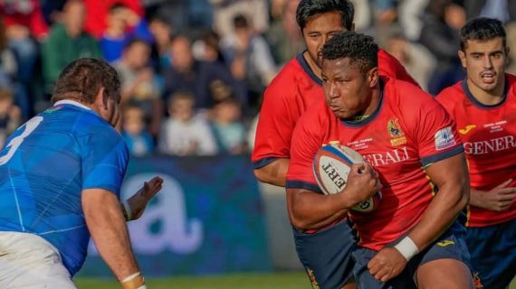 Titi Futeu con la selección española.