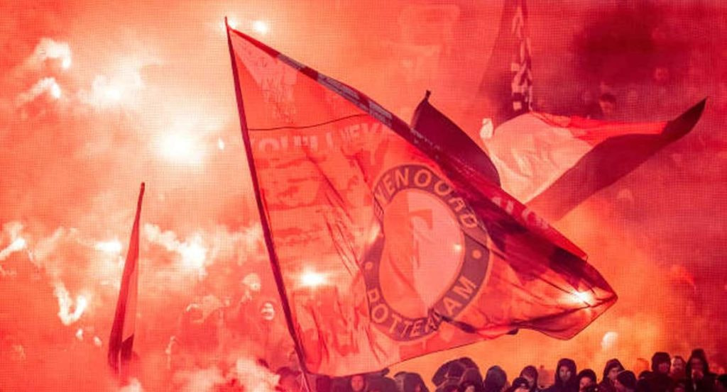 Ultras del Feyenoord.