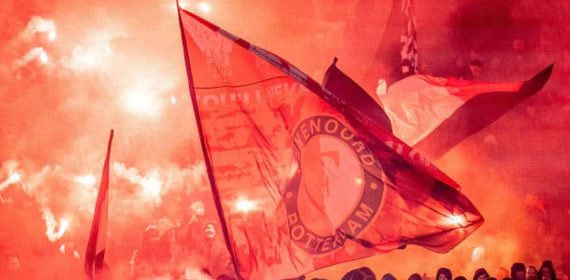 Ultras del Feyenoord.