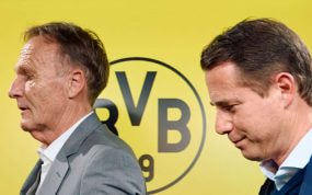 Watzke, CEO del Borussia y amigo de Florentino, junto a Lars Ricken, su 'heredero'.