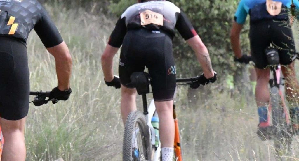 Participantes de una prueba del Circuito 7 Estrellas MTB.