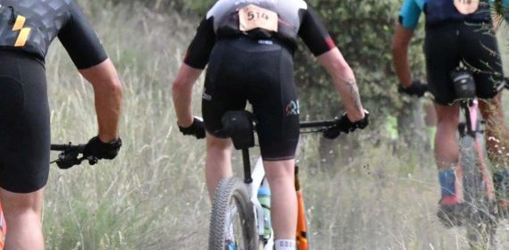 Participantes de una prueba del Circuito 7 Estrellas MTB.