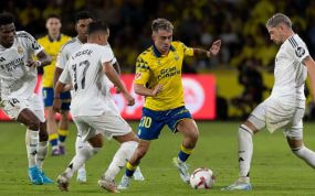 Alberto Moleiro, contra el Real Madrid