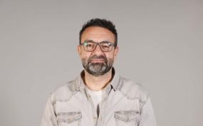 Edu García, durante su entrevista.