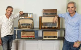 Paco González y Manolo Lama, en la sede de la COPE.