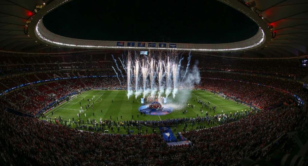 El Metropolitano, durante la final de la Champions de 2019.