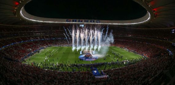 El Metropolitano, durante la final de la Champions de 2019.