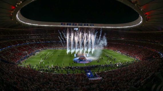 El Metropolitano, durante la final de la Champions de 2019.