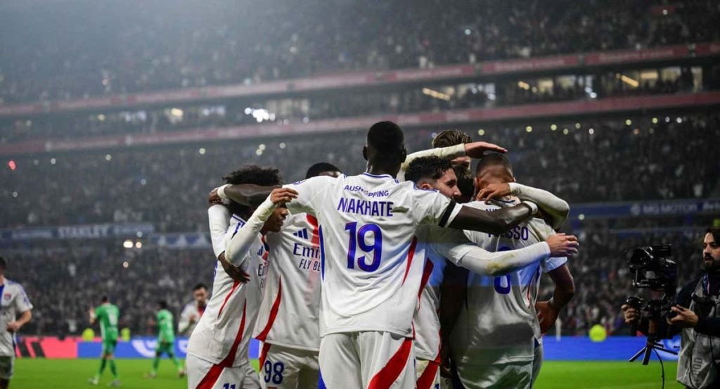 El Lyon, en un partido.
