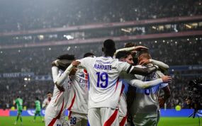 El Lyon, en un partido.