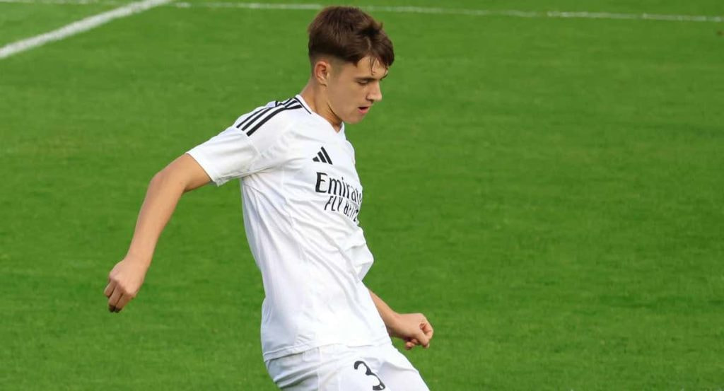 Aguado, con la cantera del Real Madrid.