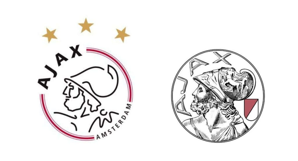 El cambio de escudo del Ajax.