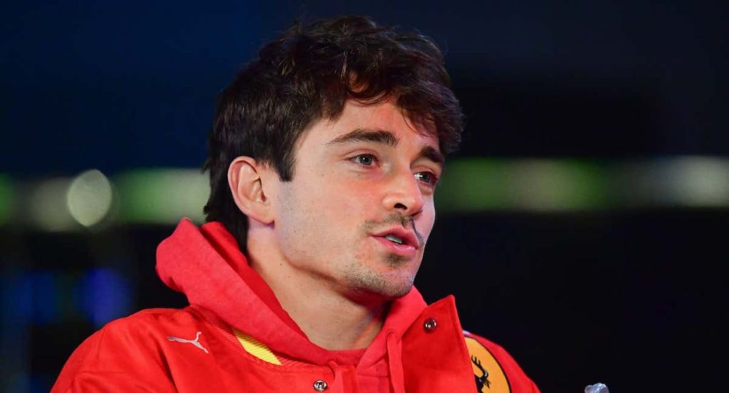 El piloto de Ferrari Charles Leclerc.