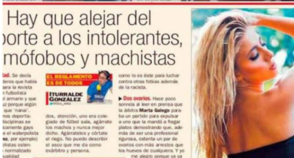 Contraportada del diario As.
