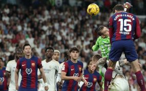 Real Madrid - Barça de esta temporada.
