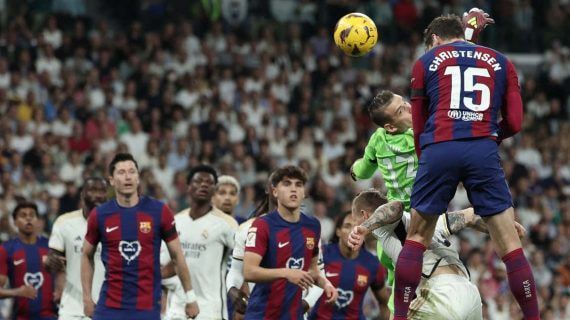 Real Madrid - Barça de esta temporada.
